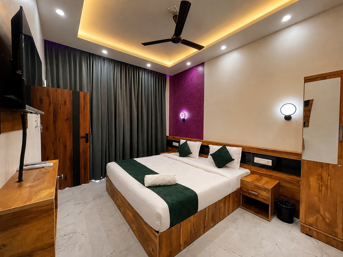 AC villa bedroom
